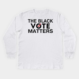 The Black Vote Matters Kids Long Sleeve T-Shirt